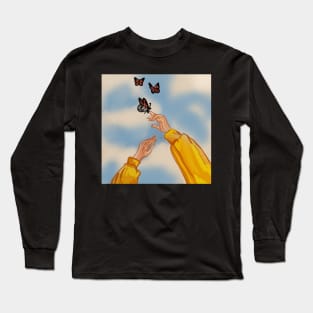 Reach out to the butterflies Long Sleeve T-Shirt